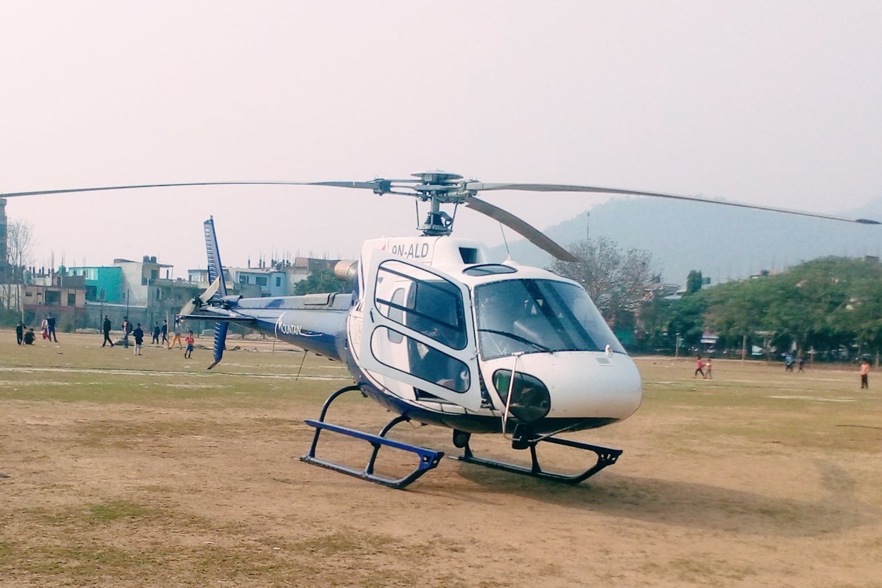 Kathmandu to Lukla sharing Helicopter cost